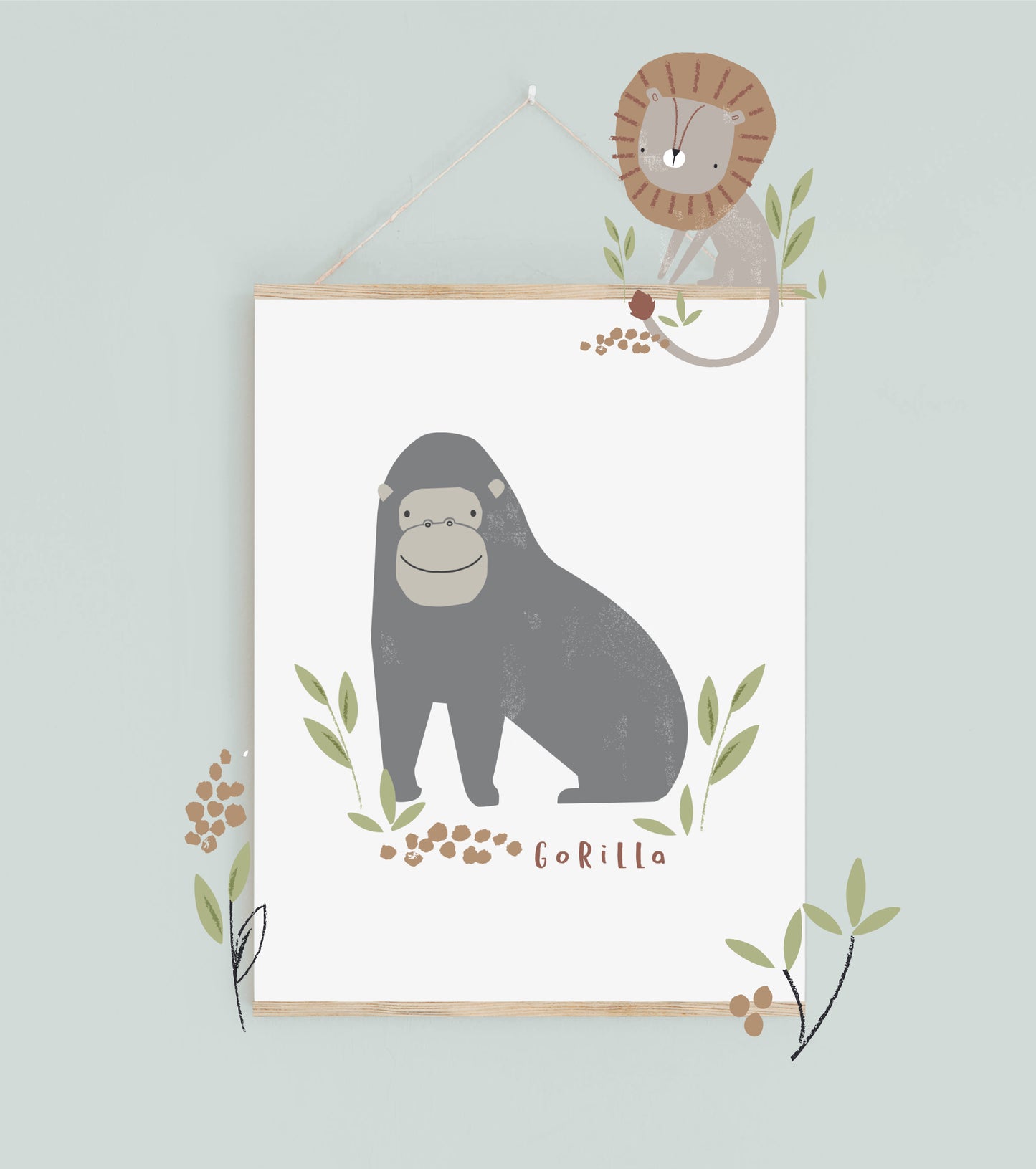 GORILLA KIDS PRINT / ANIMAL PRINT