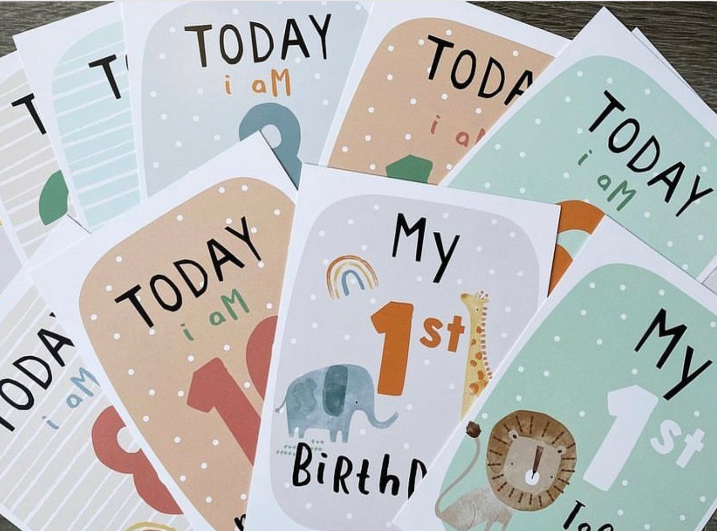 Milestone Baby cards