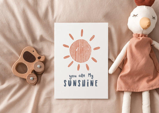 Sunshine nursery print , rainbow nursery print , kids prints , Nursery decor